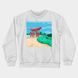 Torii Japanese Gate WPA Crewneck Sweatshirt